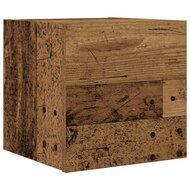 Tv-wandmeubel 30,5x30x30 cm oud houtkleurig 2