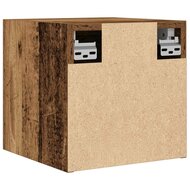 Tv-wandmeubel 30,5x30x30 cm oud houtkleurig 6