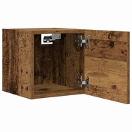 Tv-wandmeubel 30,5x30x30 cm oud houtkleurig 8