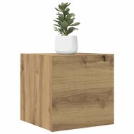 Tv-wandmeubel 30,5x30x30 cm artisanaal eikenkleurig 1