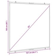 Projectiescherm wandhangend 89 inch 1:1 7