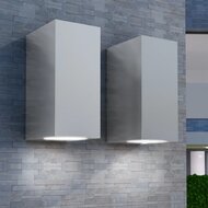 Wandlamp buiten boven en onder licht 2 stuks 1