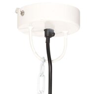 Hanglamp industrieel vintage rond 25 W E27 31 cm wit 4