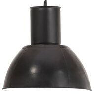 Hanglamp rond 25 W E27 28,5 cm zwart 1