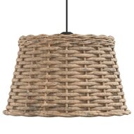 Plafondlampenkap &Oslash;38x23 cm wicker bruin 4