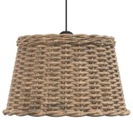 Plafondlampenkap &Oslash;45x28 cm wicker bruin 4