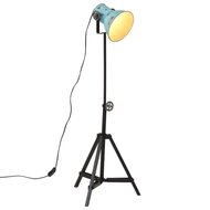 Vloerlamp 25 W E27 35x35x65/95 cm verweerd blauw 1