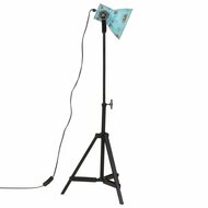 Vloerlamp 25 W E27 35x35x65/95 cm verweerd blauw 4