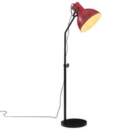 Vloerlamp 25 W E27 30x30x90/150 cm verweerd rood 1