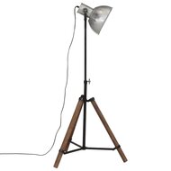 Vloerlamp 25 W E27 75x75x90-150 cm vintage zilverkleurig 4