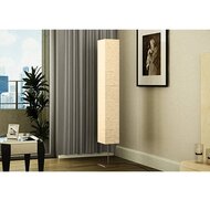 Vloerlamp met stalen standaard 170 cm beige 3