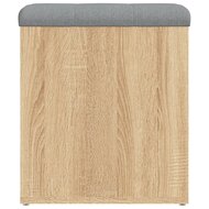 Opbergbankje 42x42x45 cm bewerkt hout sonoma eikenkleurig 6