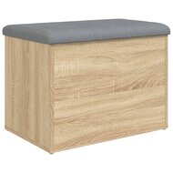 Opbergbankje 62x42x45 cm bewerkt hout sonoma eikenkleurig 2