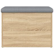 Opbergbankje 62x42x45 cm bewerkt hout sonoma eikenkleurig 5