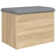 Opbergbankje 62x42x45 cm bewerkt hout sonoma eikenkleurig 7