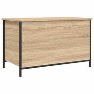 Opbergbankje 80x42,5x50 cm bewerkt hout sonoma eikenkleurig 2