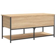 Opbergbankje 100x42,5x47 cm bewerkt hout sonoma eikenkleurig 9