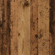 Halbankje 80x40x45 cm bewerkt hout oud houtkleurig 9