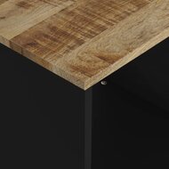 Salontafel 40x31x46 cm massief mangohout en bewerkt hout 6