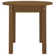 Salontafel &Oslash; 45x40 cm massief grenenhout honingbruin 5