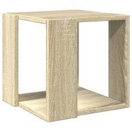 Salontafel 32x32x30 cm bewerkt hout sonoma eikenkleurig 6