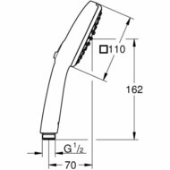 Douchekop Grohe Plastic 2