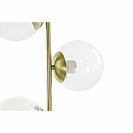 Vloerlamp DKD Home Decor 35 x 25 x 167 cm Kristal Gouden Metaal Transparant 220 V 50 W 4