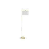 Vloerlamp DKD Home Decor 35 x 44 x 159 cm Gouden Metaal Wit 220 V 50 W 1