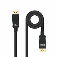 DisplayPort kabel NANOCABLE 10.15.2502 Zwart HDR 8K Ultra HD 1