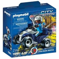 Voertuig Speelset Playmobil City Action: Policeman and Quad 71092 Politie 21 Onderdelen 1