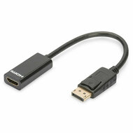 Adapter DisplayPort naar HDMI Digitus AK-340400-001-S Zwart 15 cm 1