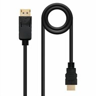 Adapter DisplayPort naar HDMI NANOCABLE 10.15.4300 Zwart 50 cm 1