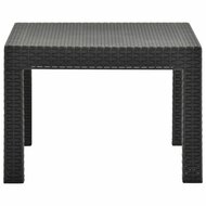 Tuintafel 58x58x41 cm PP rattan antracietkleurig 3