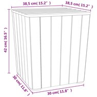 Tuintafel met afneembaar deksel polypropeen zwart 7