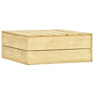 Tuintafel 75x75x31 cm ge&iuml;mpregneerd grenenhout 1