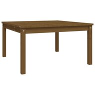 Tuintafel 82,5x82,5x45 cm massief grenenhout honingbruin 2