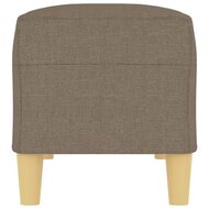 Bankje 100x35x41 cm stof taupe 4