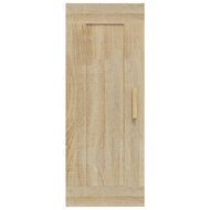 Wandkast 35x34x90 cm bewerkt hout sonoma eikenkleurig 5