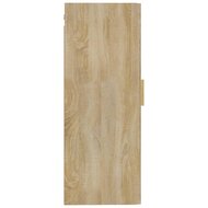 Wandkast 35x34x90 cm bewerkt hout sonoma eikenkleurig 7