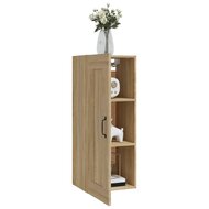 Hangkast 35x34x90 cm bewerkt hout sonoma eikenkleurig 4