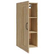 Hangkast 35x34x90 cm bewerkt hout sonoma eikenkleurig 7