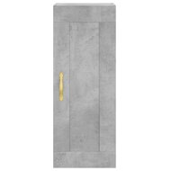 Wandkast 34,5x34x90 cm bewerkt hout betongrijs 6