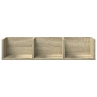 Wandkasten 2 st 75x18x16,5 cm bewerkt hout sonoma eikenkleurig 5