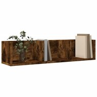 Wandkast 75x18x16,5 cm bewerkt hout gerookt eikenkleurig 4