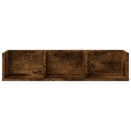 Wandkast 75x18x16,5 cm bewerkt hout gerookt eikenkleurig 5