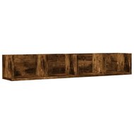 Wandkast 99x18x16,5 cm bewerkt hout gerookt eikenkleurig 2