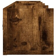 Wandkast 99x18x16,5 cm bewerkt hout gerookt eikenkleurig 6