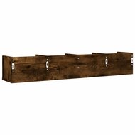 Wandkast 99x18x16,5 cm bewerkt hout gerookt eikenkleurig 7