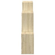 Wandkast 78x18x71 cm bewerkt hout sonoma eikenkleurig 5