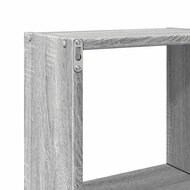 Wandkast 78x18x71 cm bewerkt hout grijs sonoma eikenkleurig 9